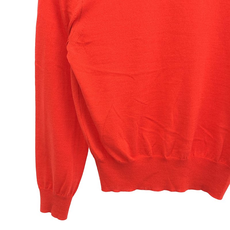 R & D.M.Co- / オールドマンズテーラー 襟付 ウールコットン ニット