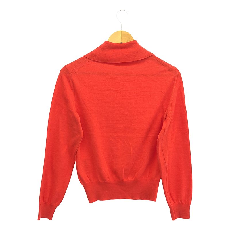 R & D.M.Co- / オールドマンズテーラー 襟付 ウールコットン ニット