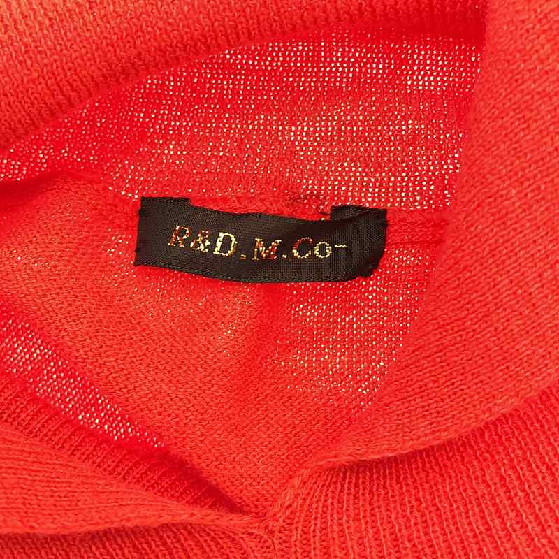 R & D.M.Co- / オールドマンズテーラー 襟付 ウールコットン ニット
