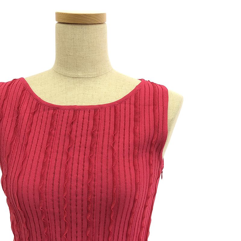 その他 レース ニット フレア ワンピース