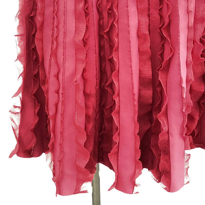 その他 レース ニット フレア ワンピース