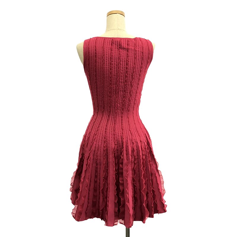 その他 レース ニット フレア ワンピース