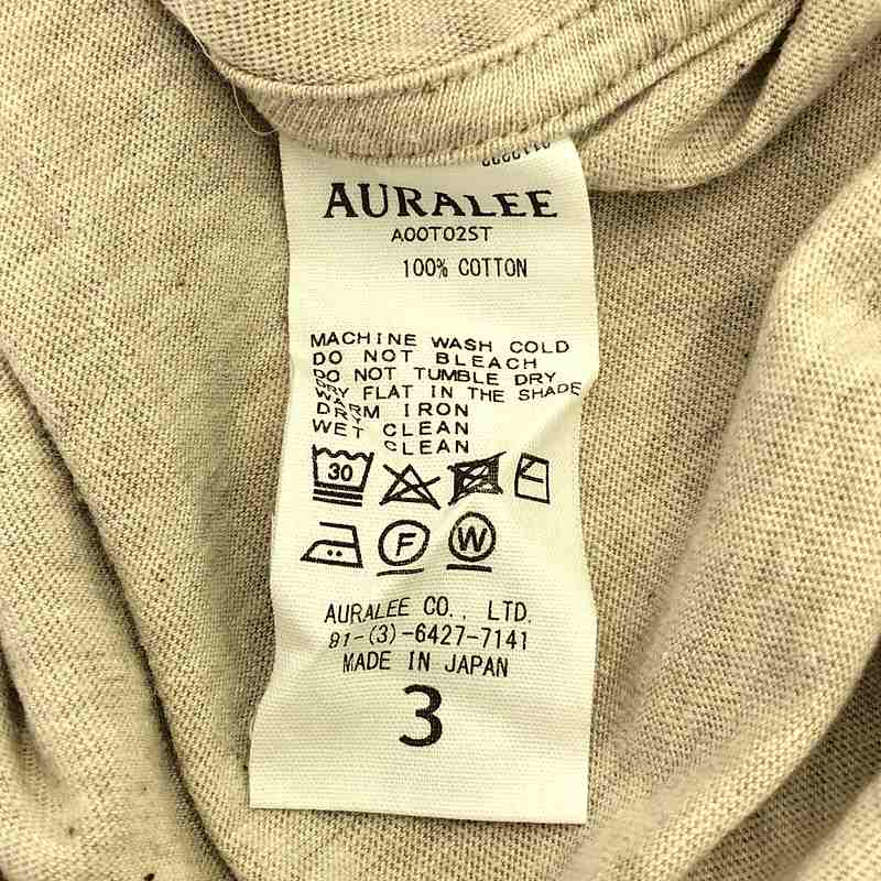 AURALEE / オーラリー SEAMLESS L/S TEE シームレス Tシャツ