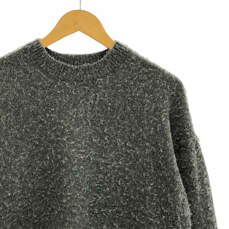 AURALEE / オーラリー BRUSHED WOOL CASHMERE SILK KNIT P/O ブラッシュド ウールカシミヤシルク ニット プルオーバー
