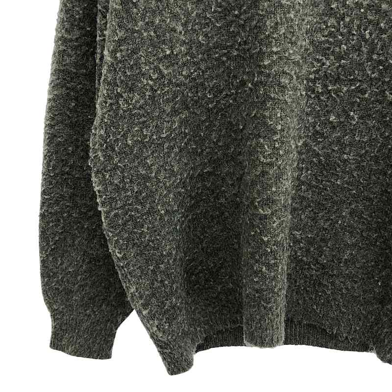 AURALEE / オーラリー BRUSHED WOOL CASHMERE SILK KNIT P/O ブラッシュド ウールカシミヤシルク ニット プルオーバー