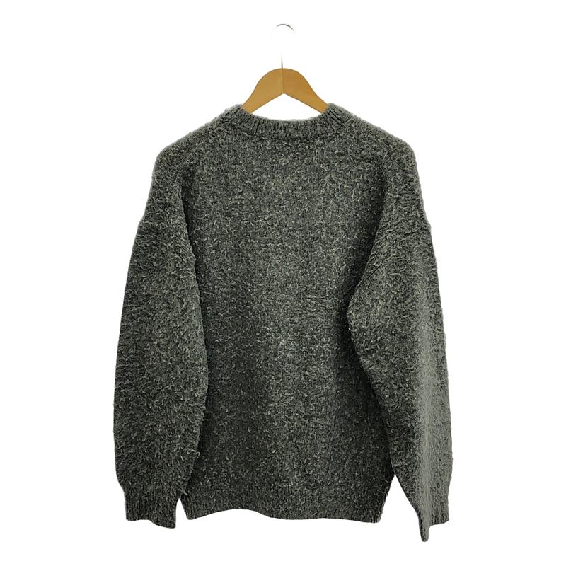 AURALEE / オーラリー BRUSHED WOOL CASHMERE SILK KNIT P/O ブラッシュド ウールカシミヤシルク ニット プルオーバー