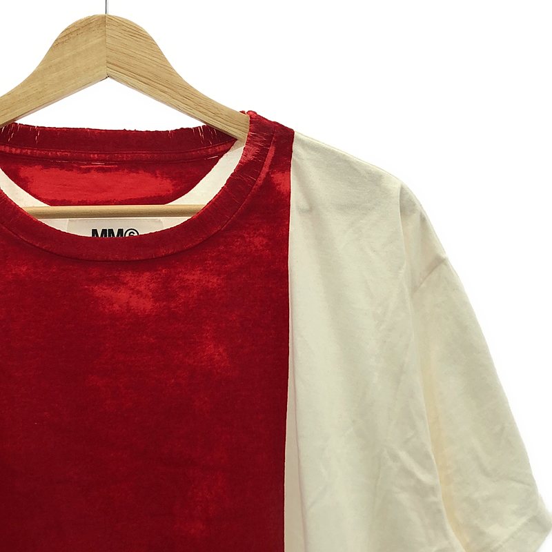 MM6 Maison Margiela / エムエムシックスメゾンマルジェラ フロッキープリント ビックシルエット Tシャツ