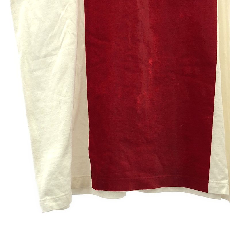 MM6 Maison Margiela / エムエムシックスメゾンマルジェラ フロッキープリント ビックシルエット Tシャツ