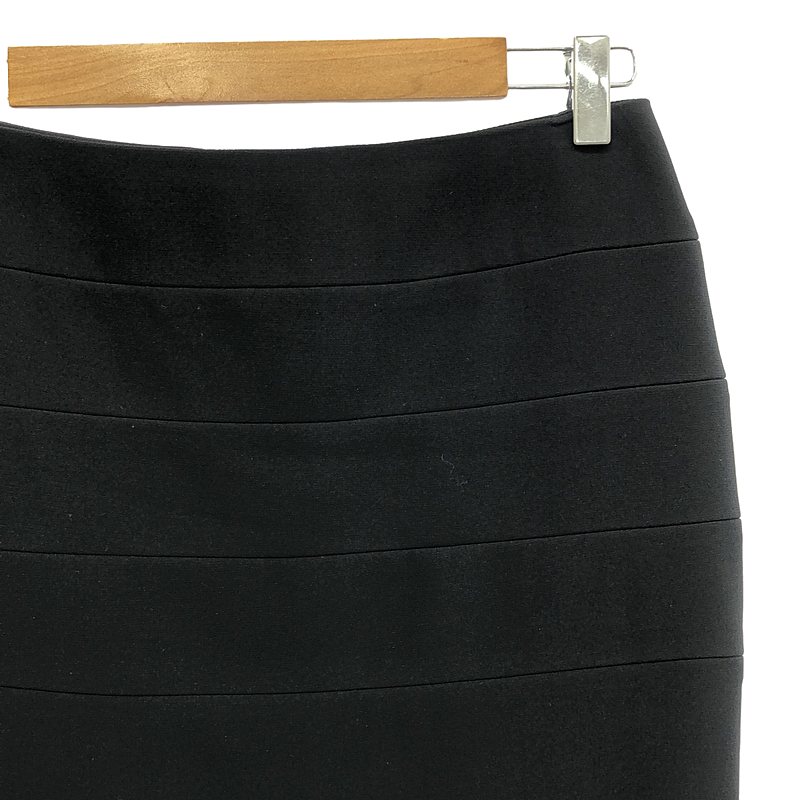 BALENCIAGA / バレンシアガ トリアセテート バックジップ スカート / 総裏地