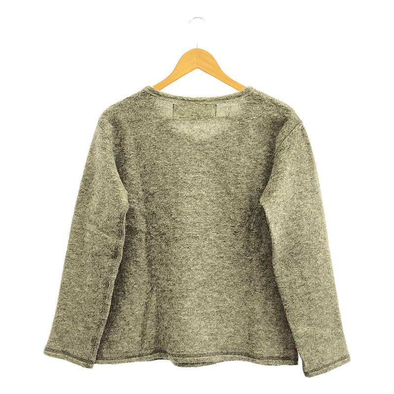 my beautiful landlet / マイビューティフルランドレット モヘヤ混 クルーネック ニット プルオーバー ユニセックス