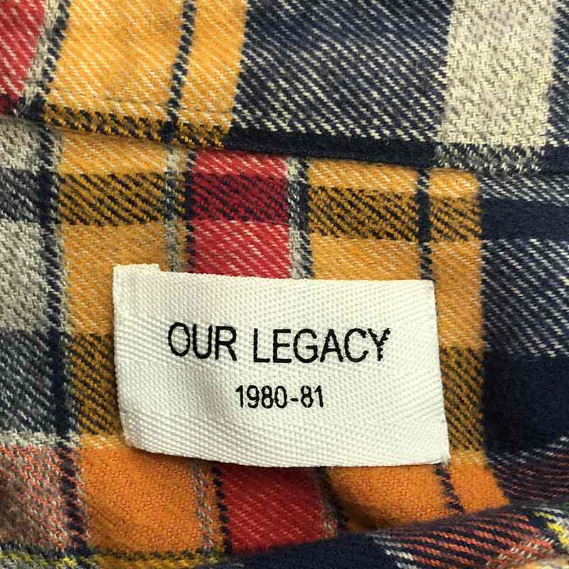 OUR LEGACY / アワーレガシー コットン フランネル シャツ