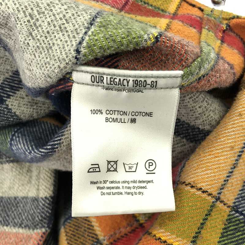 OUR LEGACY / アワーレガシー コットン フランネル シャツ