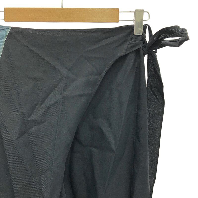 その他 レーヨン カラーライン ラップ ロングスカート