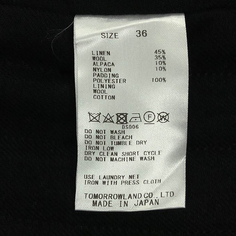 その他 ウールサキソニーノーカラージャケット