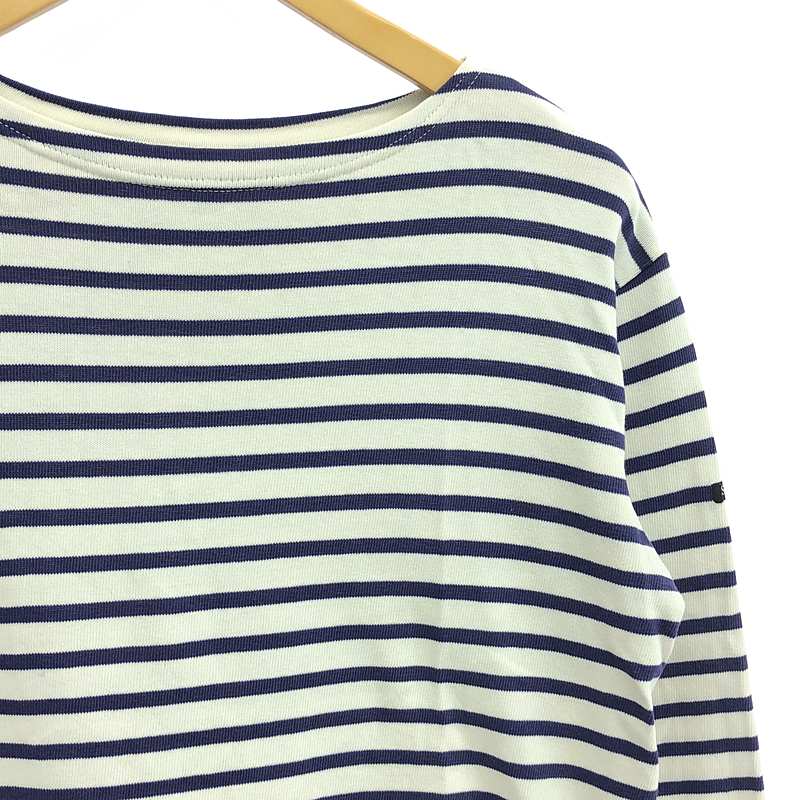 SAINT JAMES / セントジェームス 推定1970s〜 vintage フランス製 旧タグ OUESSANT BORDER / ウェッソン ボーダー ボートネック バスクカットソー