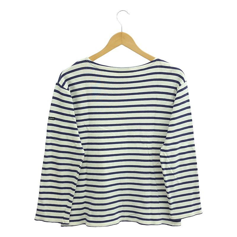 SAINT JAMES / セントジェームス 推定1970s〜 vintage フランス製 旧タグ OUESSANT BORDER / ウェッソン ボーダー ボートネック バスクカットソー