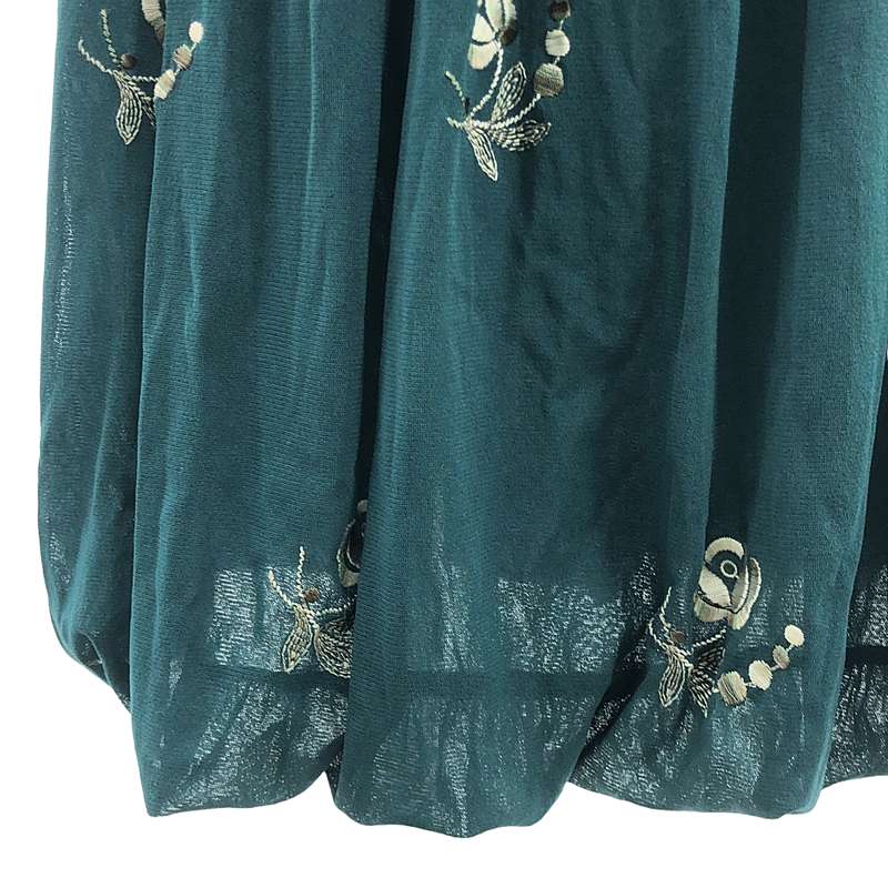 VIVIENNE TAM / ヴィヴィアンタム パワーネット フラワー 刺しゅう ワンピース