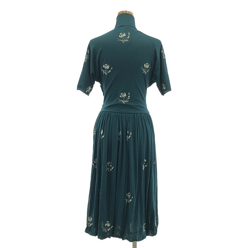 VIVIENNE TAM / ヴィヴィアンタム パワーネット フラワー 刺しゅう ワンピース