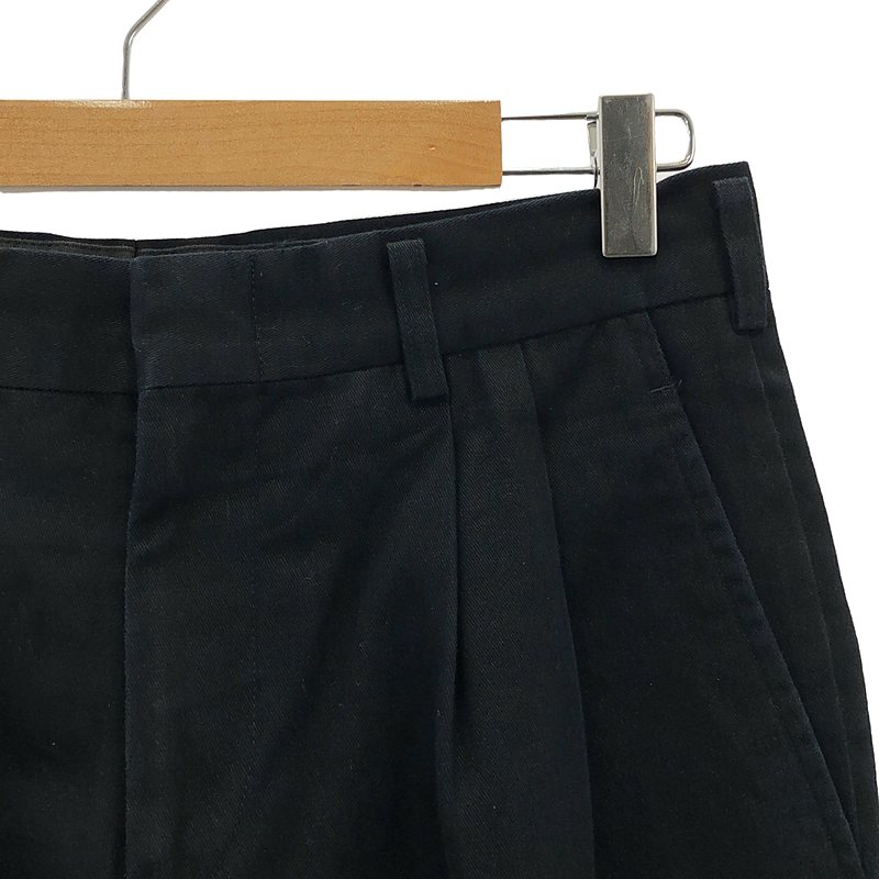 COMME des GARCONS HOMME PLUS / コムデギャルソンオムプリュス 2タック ツイルコットン テーパード パンツ