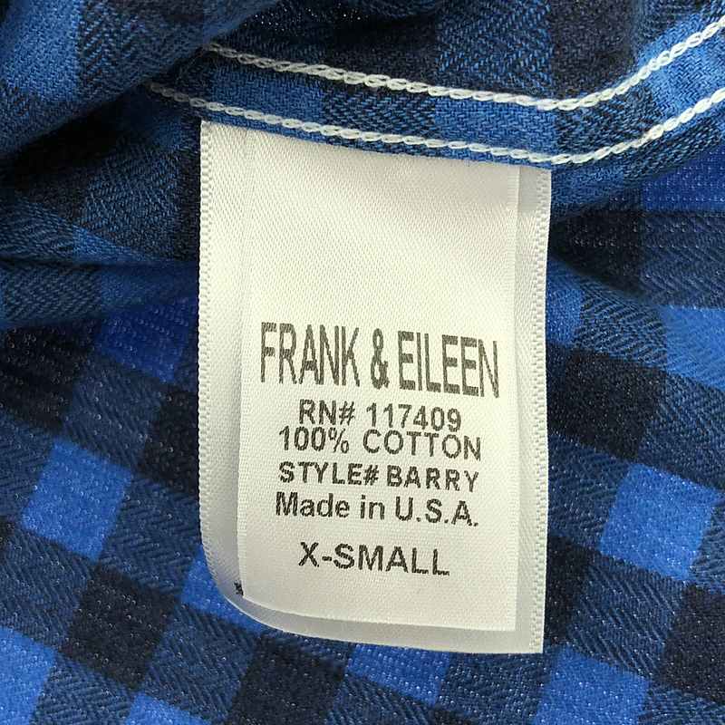 Frank&Eileen / フランクアンドアイリーン コットン チェック シャツ