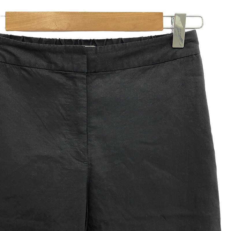 その他 リネン ストレッチ スラックス パンツ