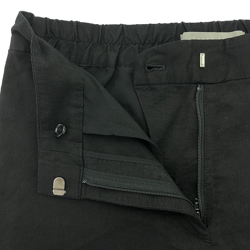 その他 リネン ストレッチ スラックス パンツ