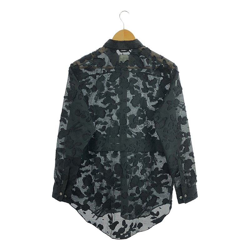 jonnlynx / ジョンリンクス エンブロイダリーシアーシャツ