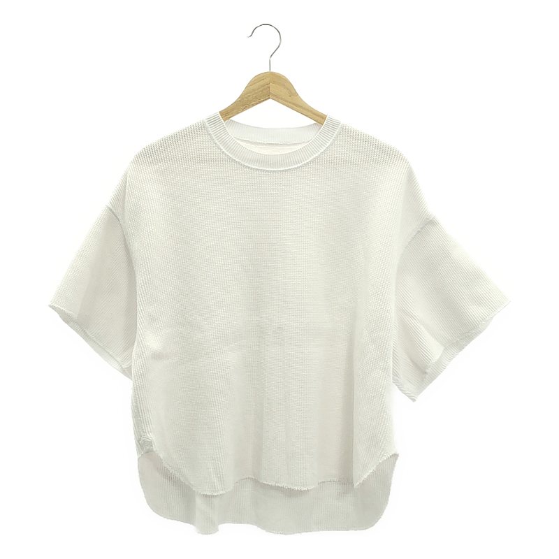 ブラミンク　ワッフルショートスリーブ　Tシャツ コットンワッフルショートスリーブ | BLAMINK (Women