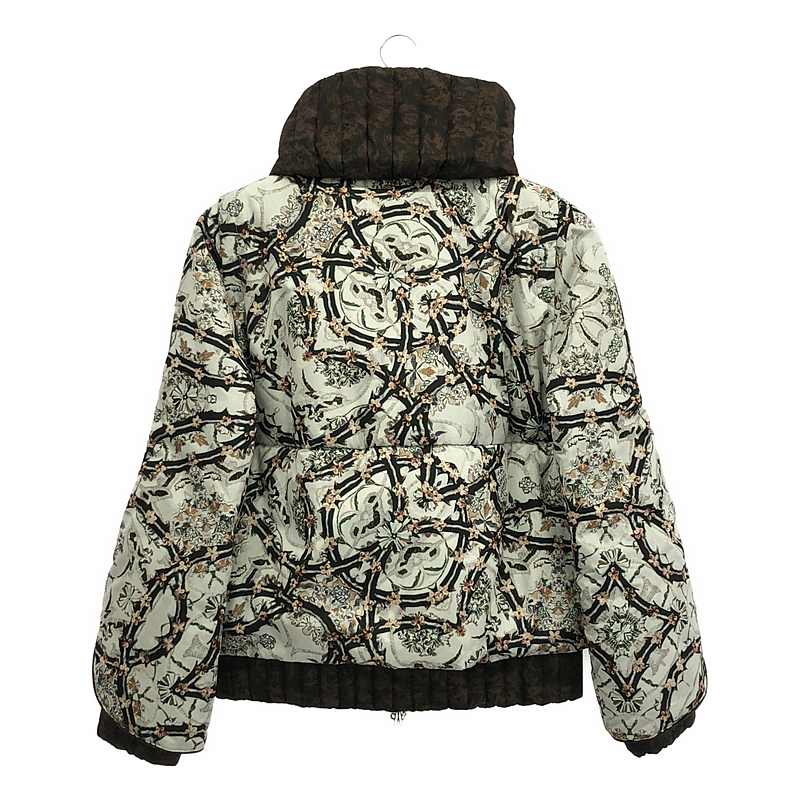MONCLER / モンクレール FIEST GIUBBOTTO / 総柄 レイヤード スリーブ ドローストリング ダウンジャケット