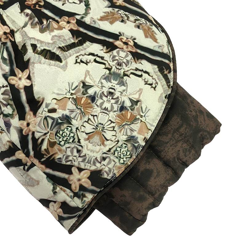 MONCLER / モンクレール FIEST GIUBBOTTO / 総柄 レイヤード スリーブ ドローストリング ダウンジャケット