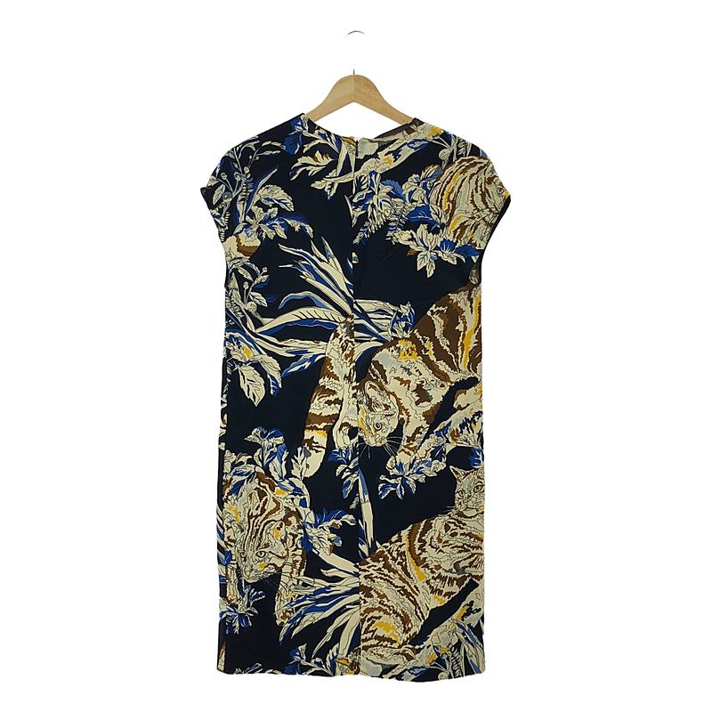 STELLA McCARTNEY / ステラマッカートニー 総柄 キャット ドレス ワンピース