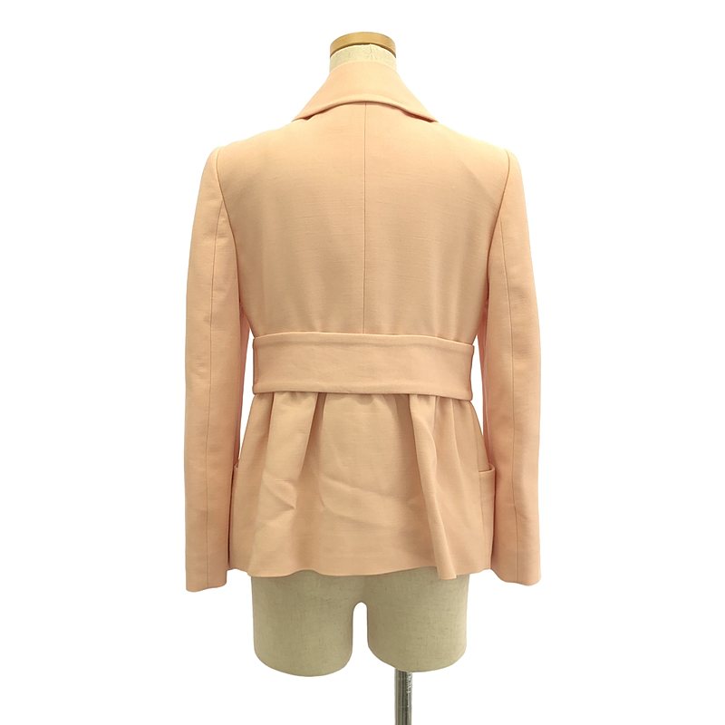 RED VALENTINO / レッドヴァレンティノ ウエスト リボン ラウンドネック ジャケット