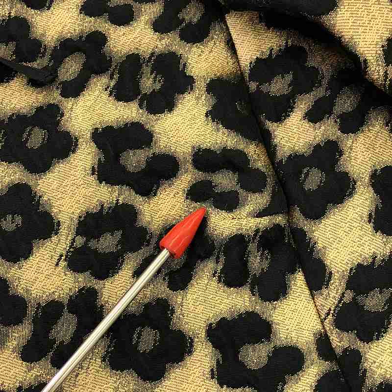 RED VALENTINO / レッドヴァレンティノ ノーカラー フラワー レオパード ジャケット