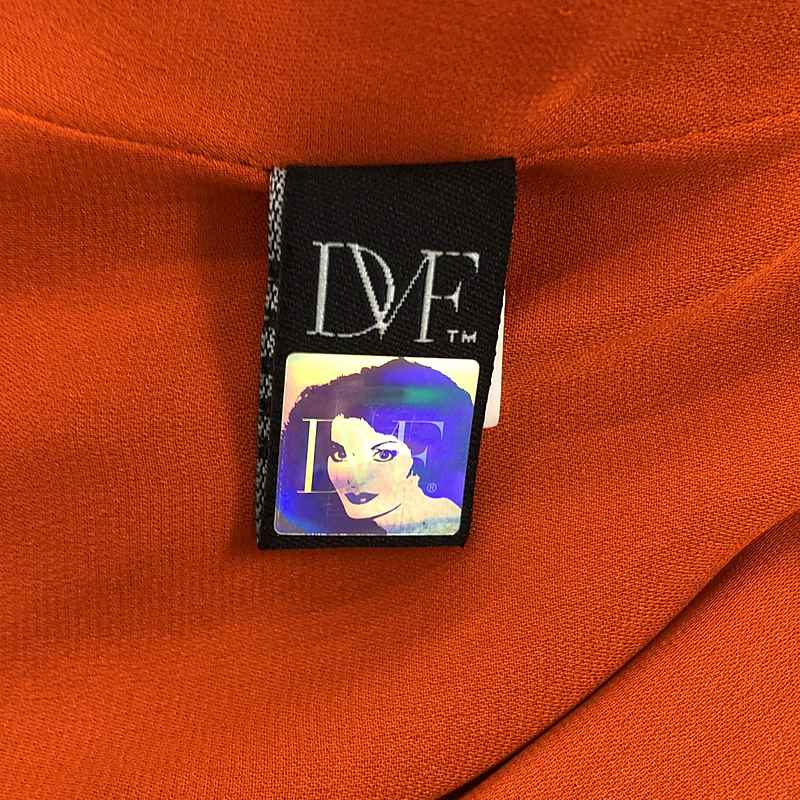 DIANE VON FURSTENBERG / ダイアンフォンファステンバーグ silk 100％ / シルク 総柄 ビジュー 装飾 ドレス ワンピース / 裏地付き