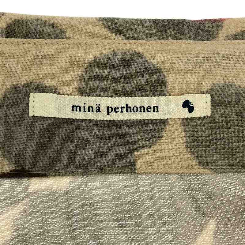 mina perhonen / ミナペルホネン glimmer ウールシャツ