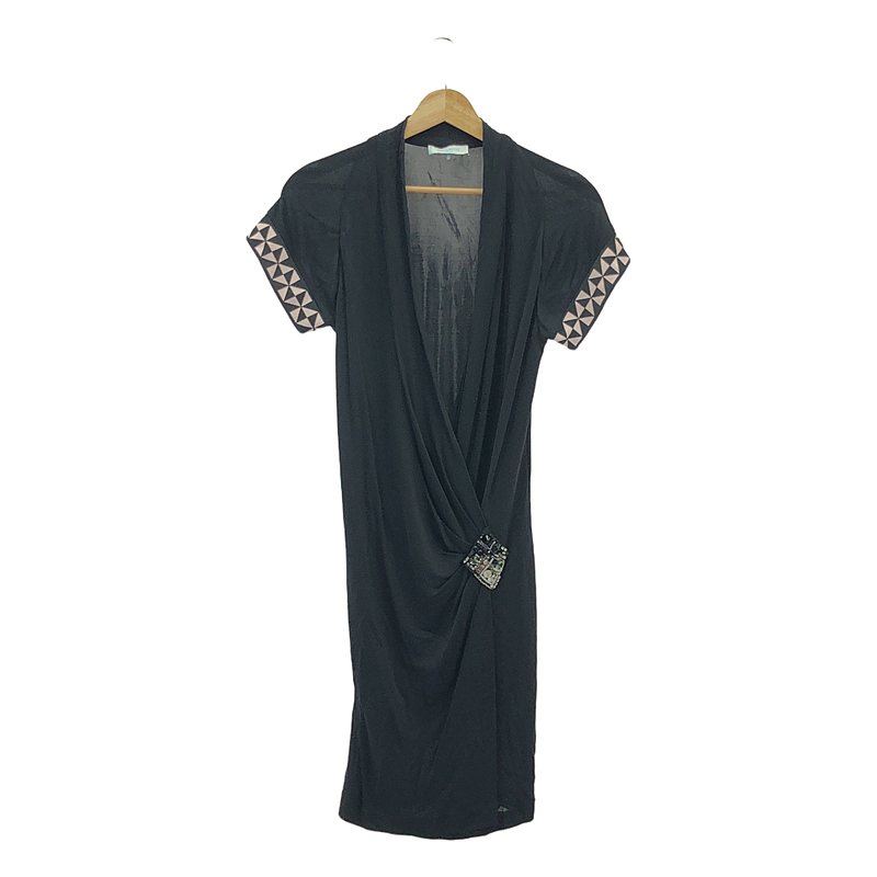 EMILIO PUCCI / エミリオプッチ レーヨン ビジュー装飾 ドレス ワンピース