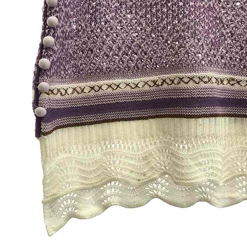 Mame Kurogouchi / マメクロゴウチ Sleeveless Scala Knit Tops ニットベスト