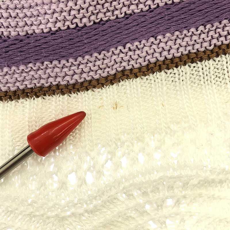 Mame Kurogouchi / マメクロゴウチ Sleeveless Scala Knit Tops ニットベスト