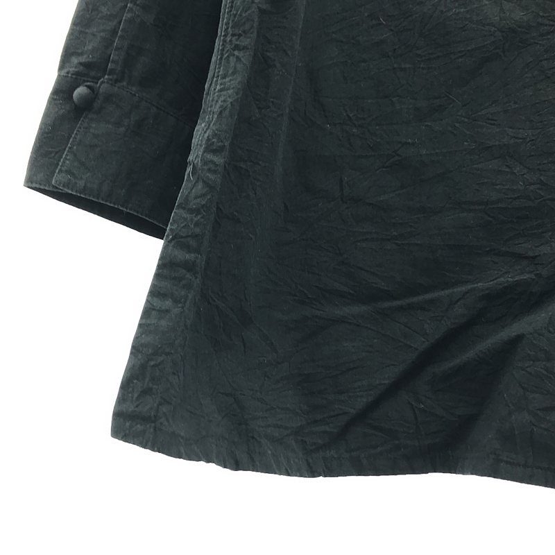 その他 コットン フラワー 刺しゅう チャイナ シャツ