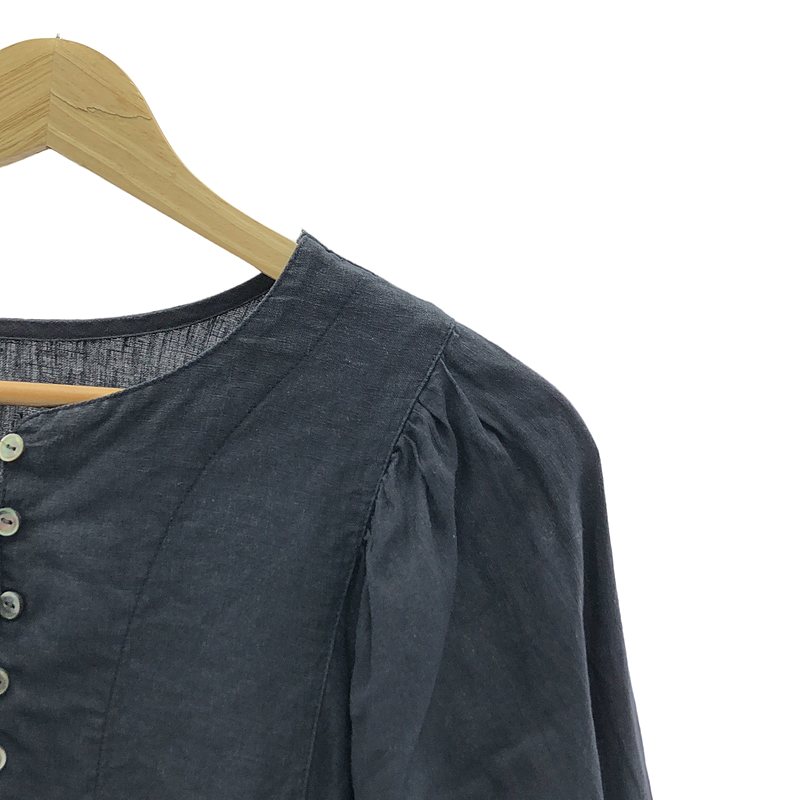 nest robe / ネストローブ リネン 2way ボリューム スリーブ ブラウス