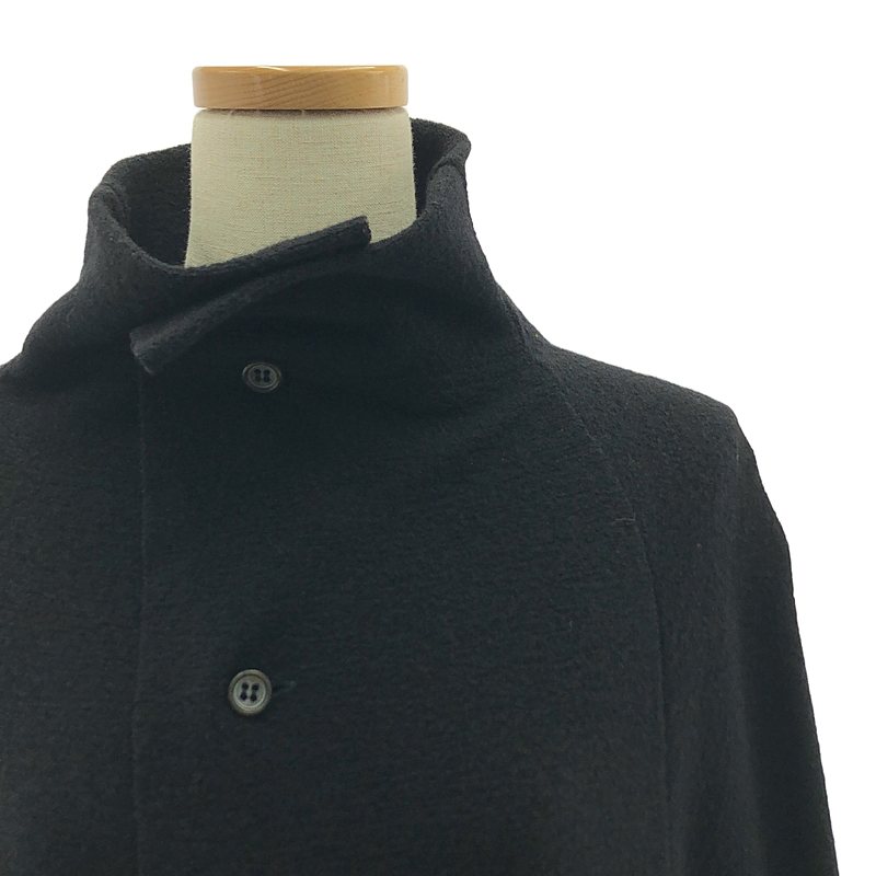 Y's / ワイズヨウジヤマモト ウール ナイロン 変形 デザイン ロング コート