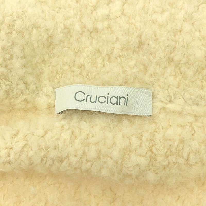 Cruciani / クルチアーニ アルパカ混 ブークレニットコート