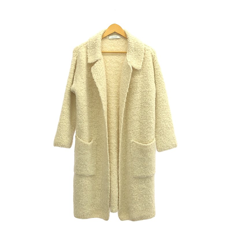 Cruciani / クルチアーニ アルパカ混 ブークレニットコート