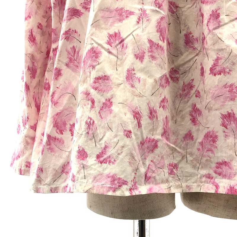 その他 フェザープリント プルオーバーブラウス