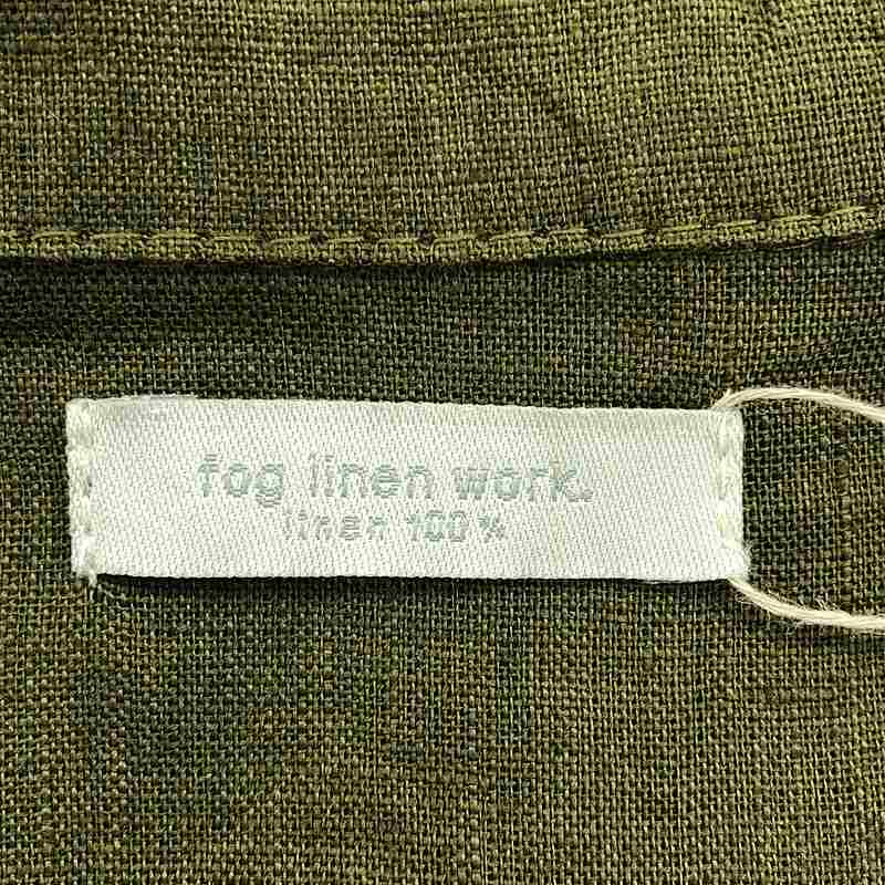 fog linen work / フォグリネンワーク リネン プリーツ ボリューム ワンピース