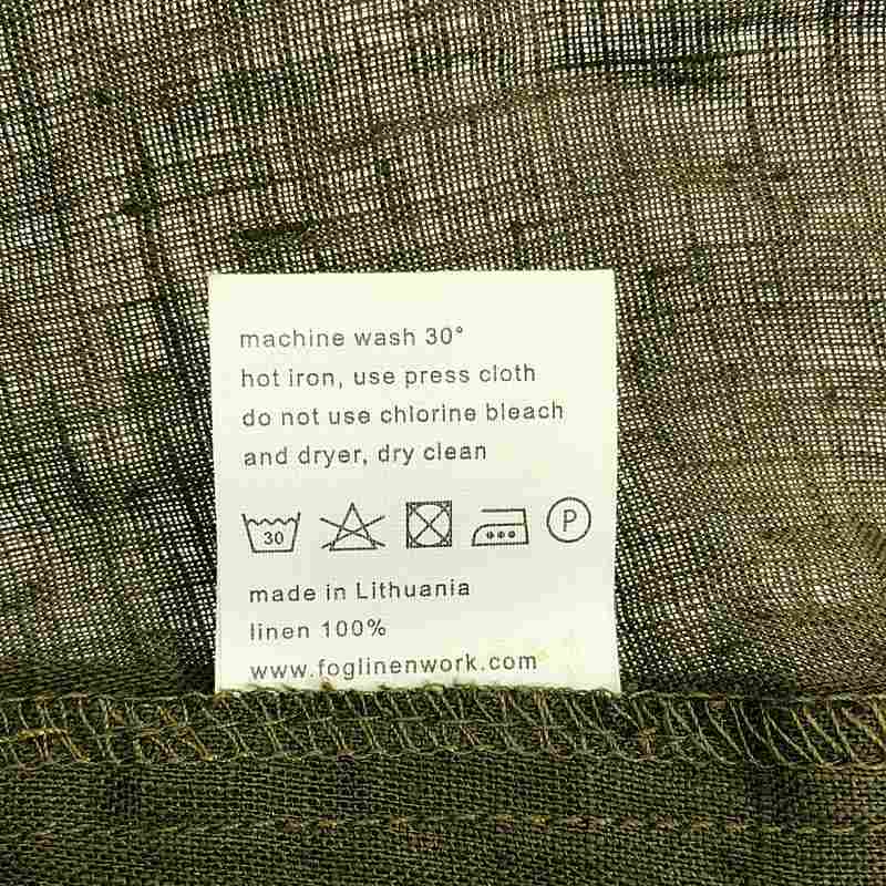 fog linen work / フォグリネンワーク リネン プリーツ ボリューム ワンピース