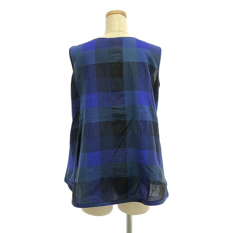 mina perhonen / ミナペルホネン join ブロックチェックシャツ