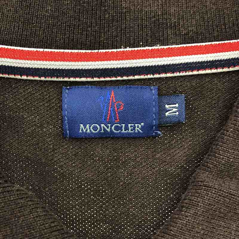 MONCLER / モンクレール 90-00s オールド 青タグ ロゴワッペン 鹿の子 ポロシャツ