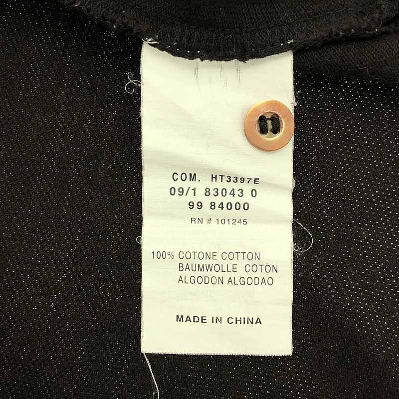 MONCLER / モンクレール 90-00s オールド 青タグ ロゴワッペン 鹿の子 ポロシャツ