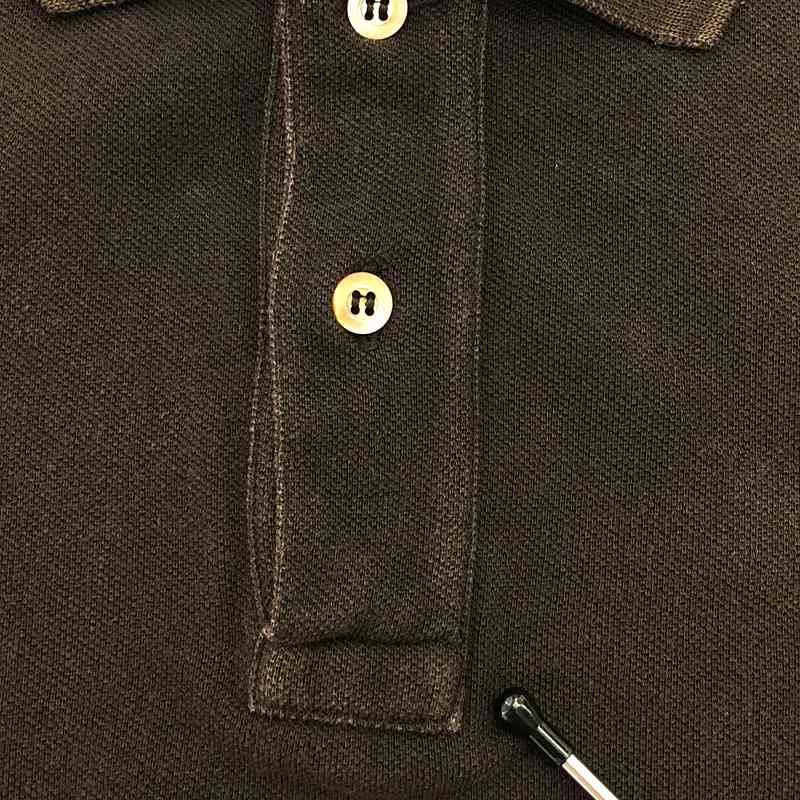 MONCLER / モンクレール 90-00s オールド 青タグ ロゴワッペン 鹿の子 ポロシャツ